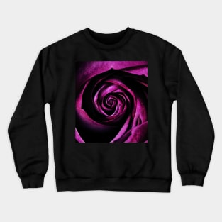 Purple rose open bud Crewneck Sweatshirt